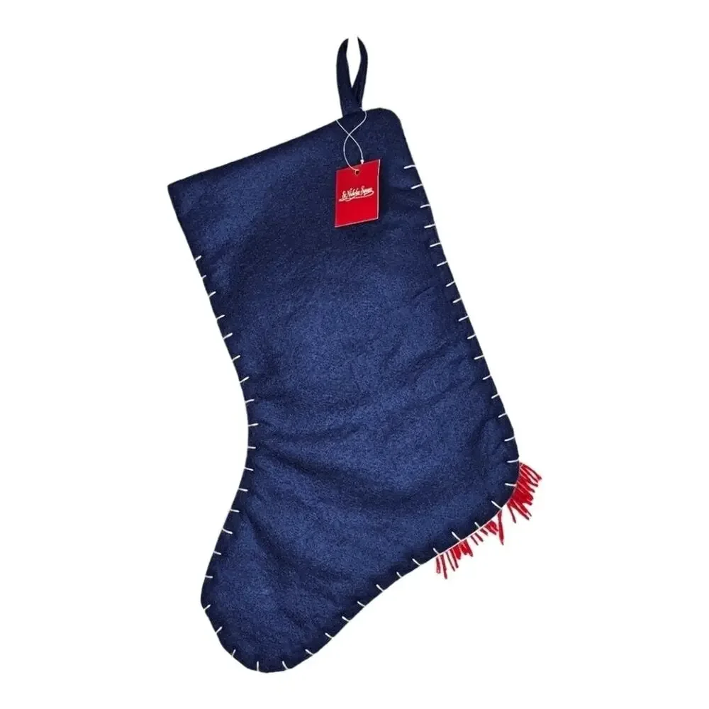 St. Nicholas Square Red, White, and Blue Patriot Stocking NEW